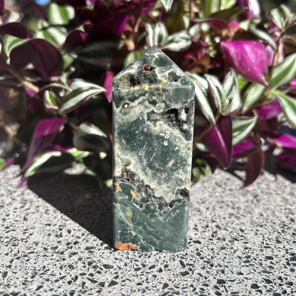 Orbicular Sea Jasper Tower